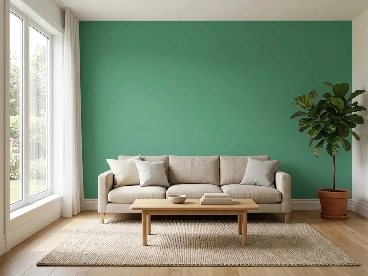 deep botanical green — trending green accent wall colors 2026