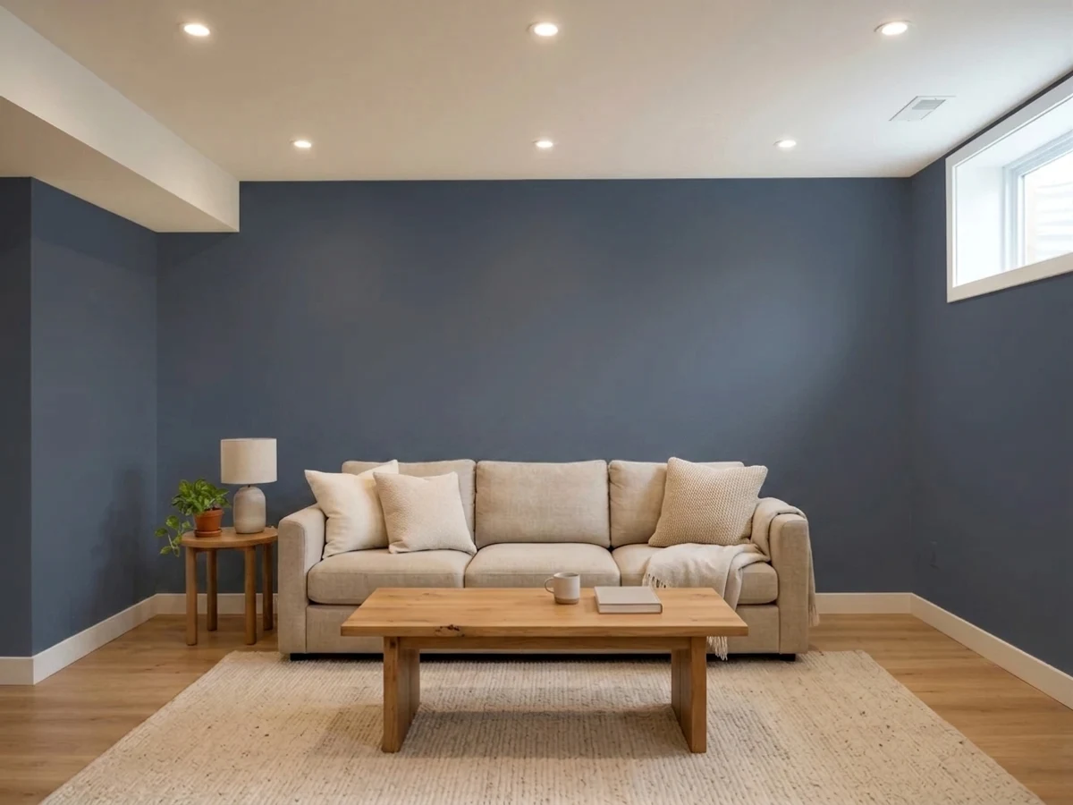 Room painted in Hale Navy
