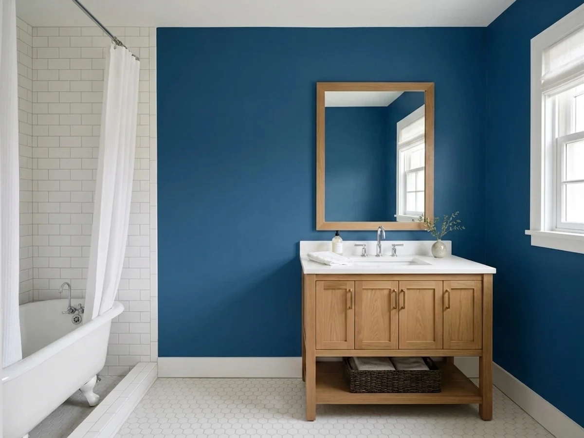 Behr Classic in a bathroom