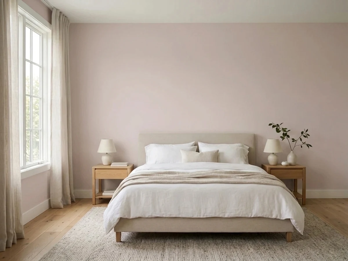 Behr Mocha Ice in a bedroom