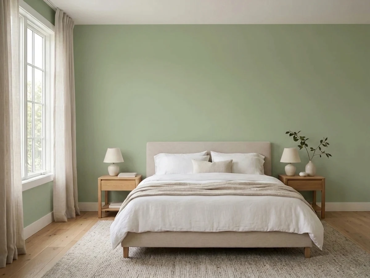Behr Urban Nature in a bedroom