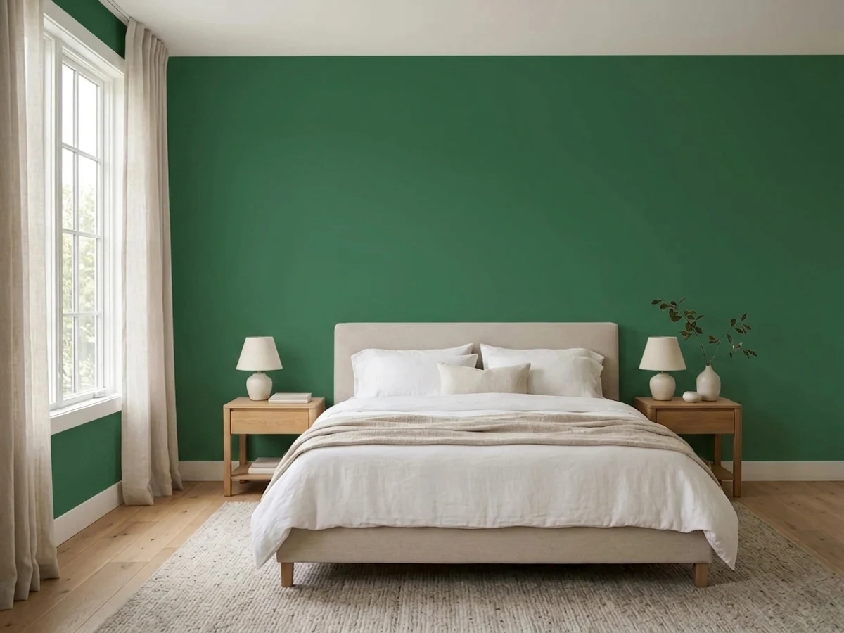 Benjamin Moore Cat's Eye in a bedroom