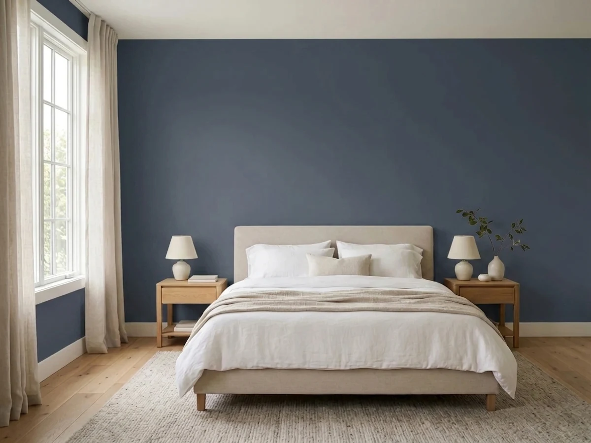 Room painted in Hale Navy