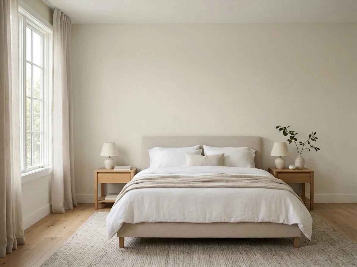 C2 Paint Pale Bone in a bedroom