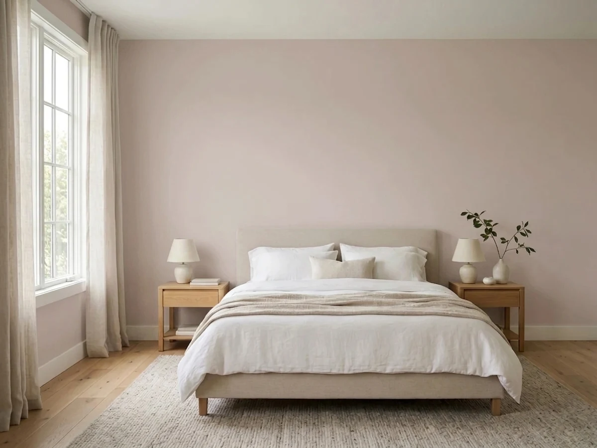 C2 Paint Pond Mist in a bedroom
