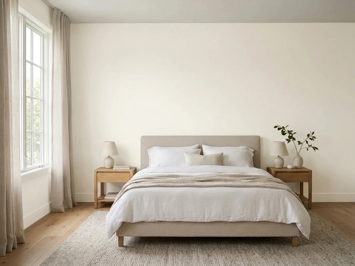 Dutch Boy Birched White in a bedroom