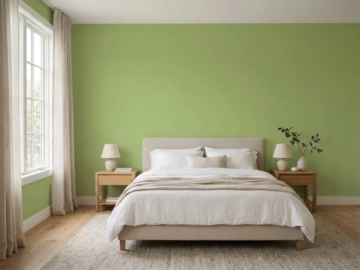 Dutch Boy Jungle Floor in a bedroom