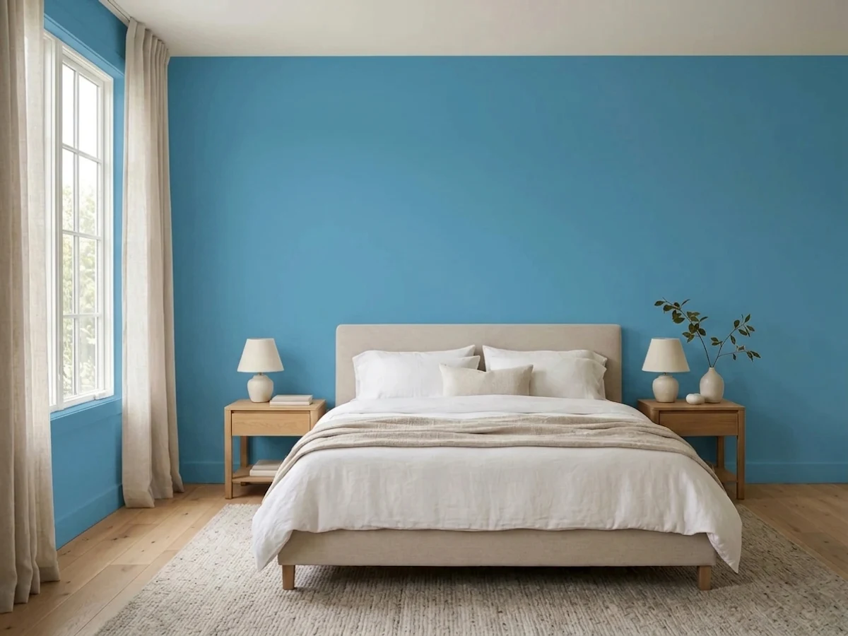 Dutch Boy Ship Shape Blue in a bedroom