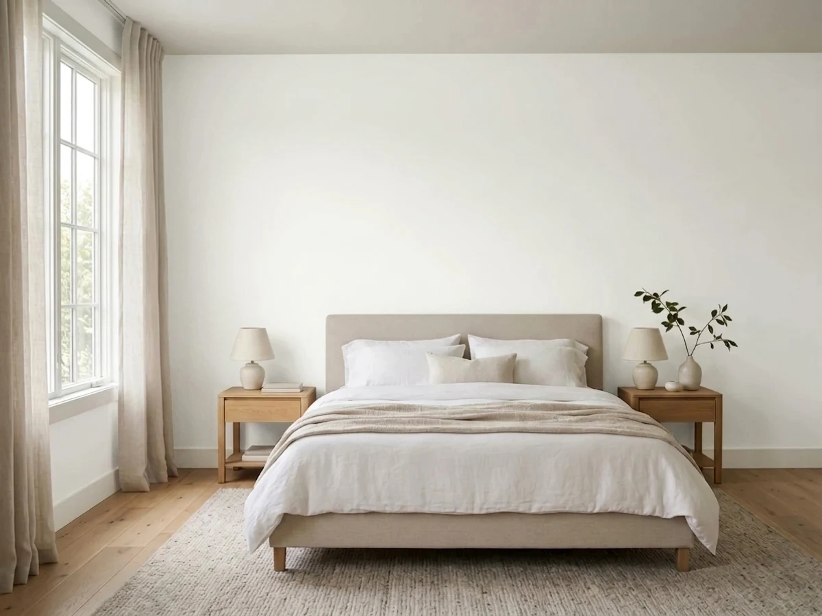 Dutch Boy Ultra White in a bedroom