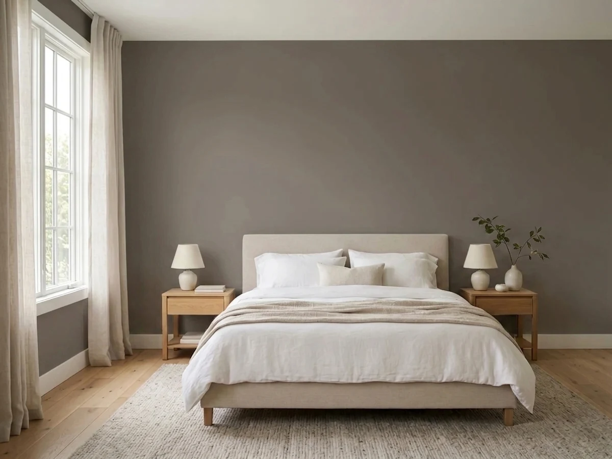 Glidden Monterey Cliffs in a bedroom