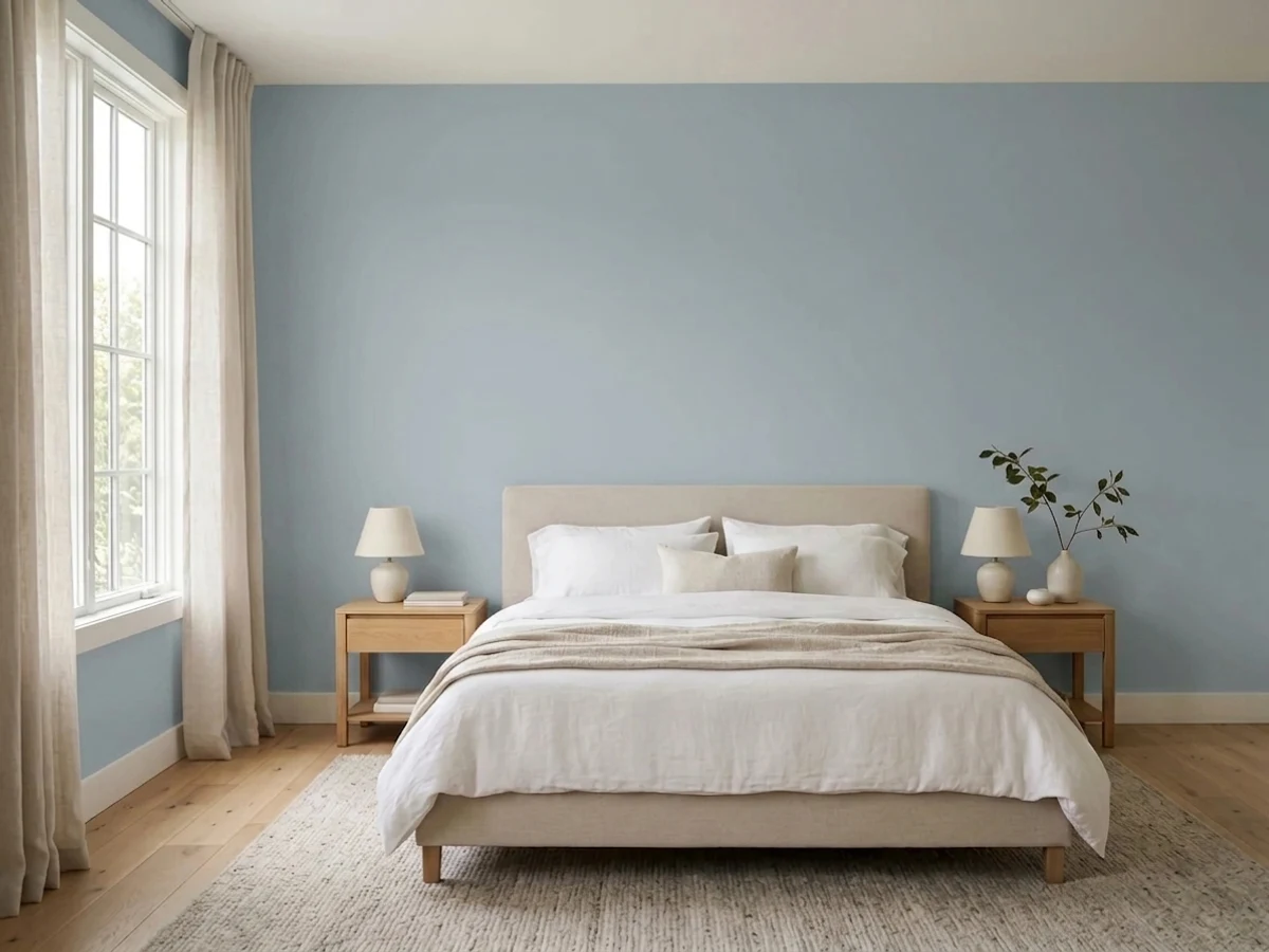 Hirshfield's In the Blue in a bedroom