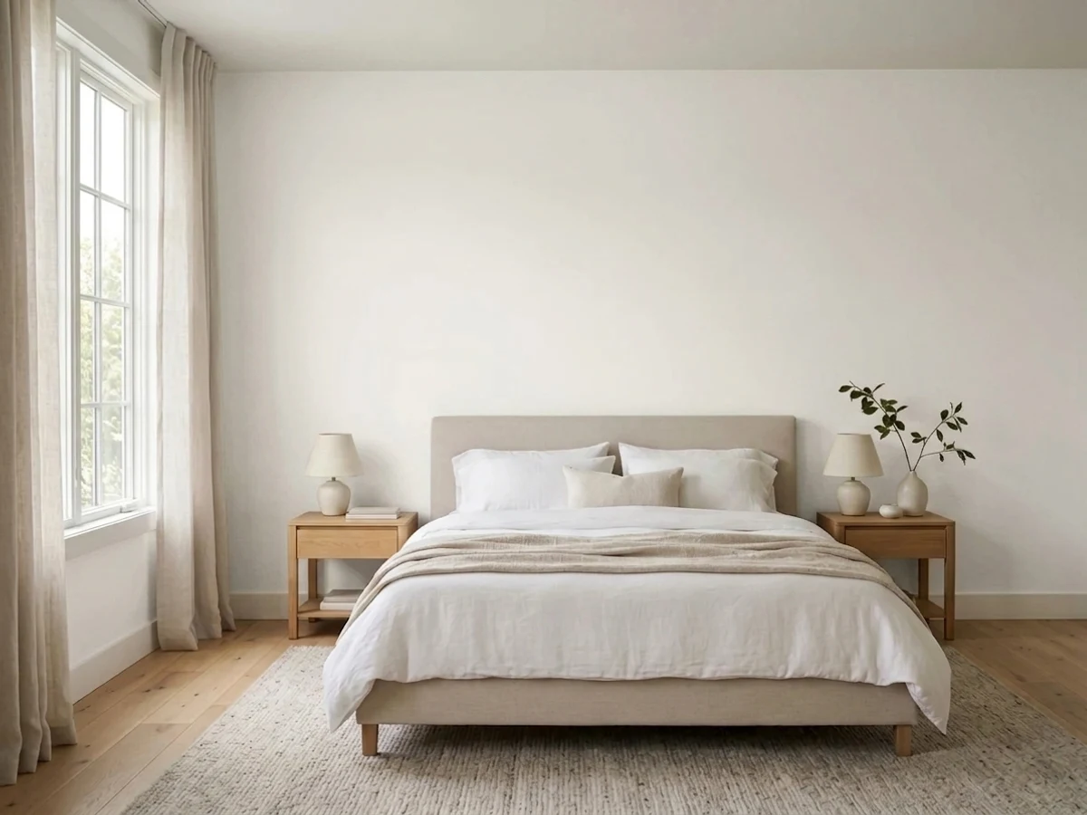 Portola Paints Origami in a bedroom