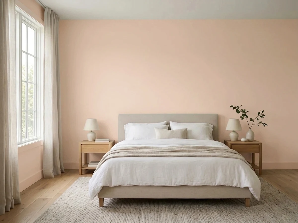 Sherwin-Williams Romance in a bedroom