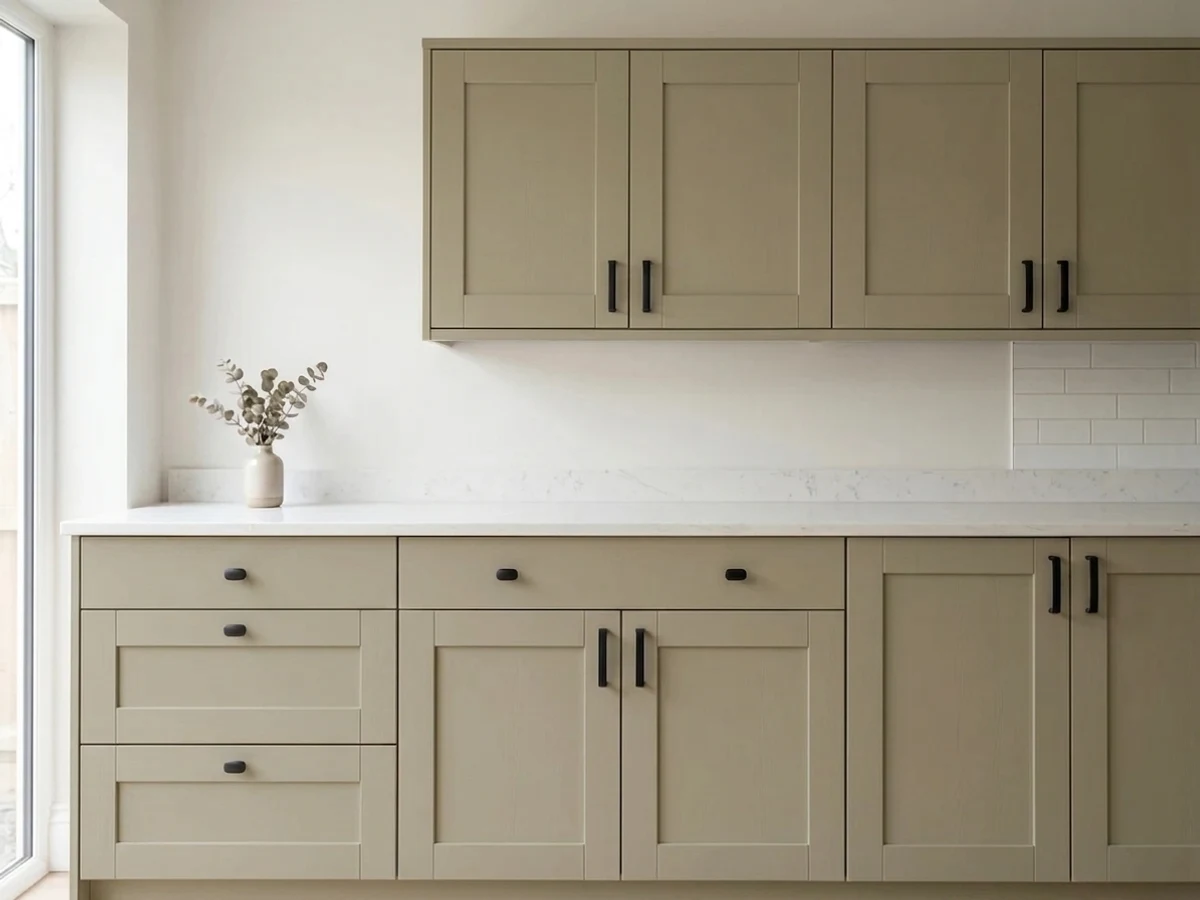 Annie Sloan French Linen in a cabinet