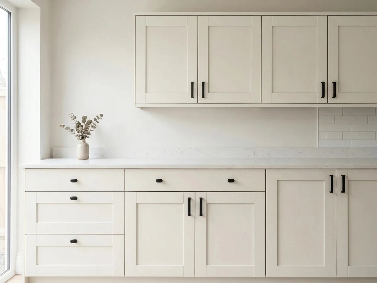 Behr Polar Bear in a cabinet