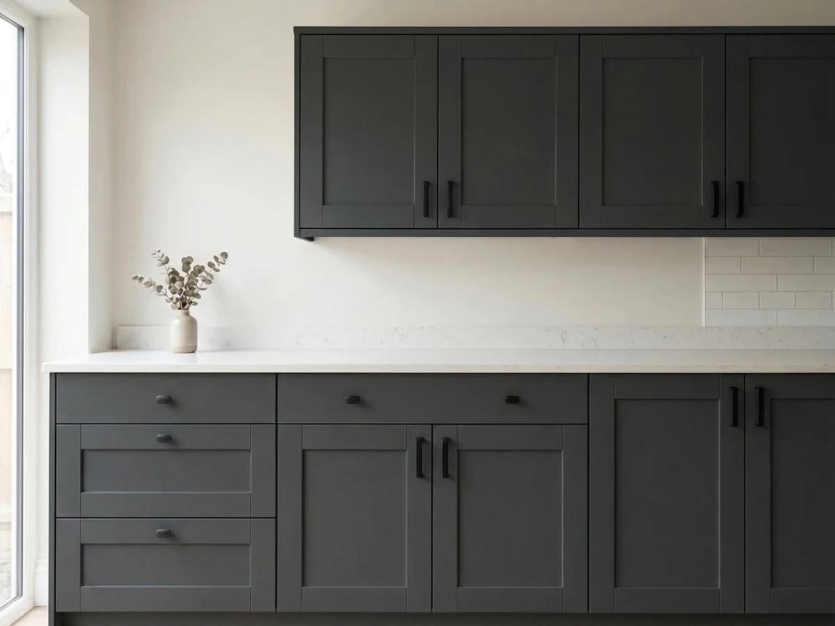 Farrow & Ball Railings in a cabinet