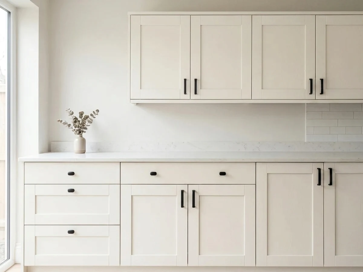 Room painted in Alabaster