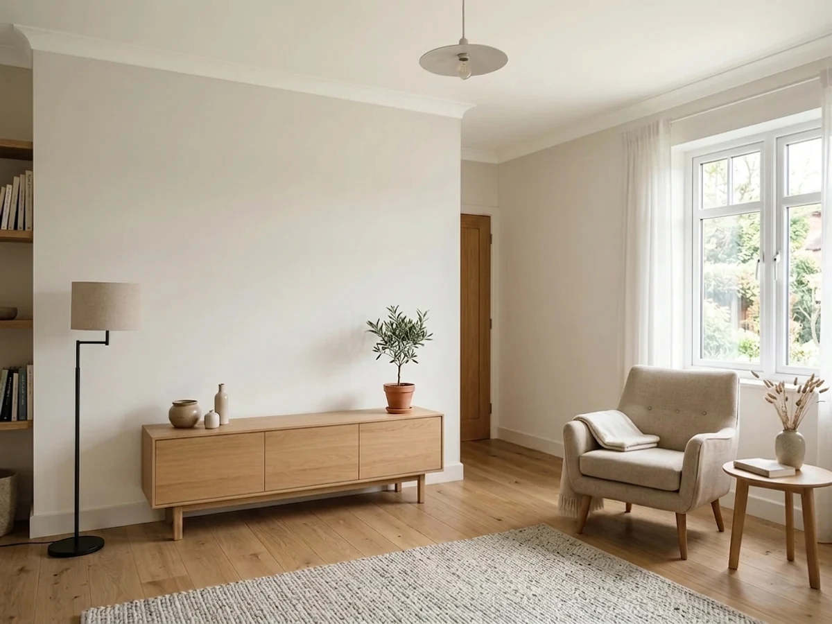 Simply White — white ceiling painted in Simply White