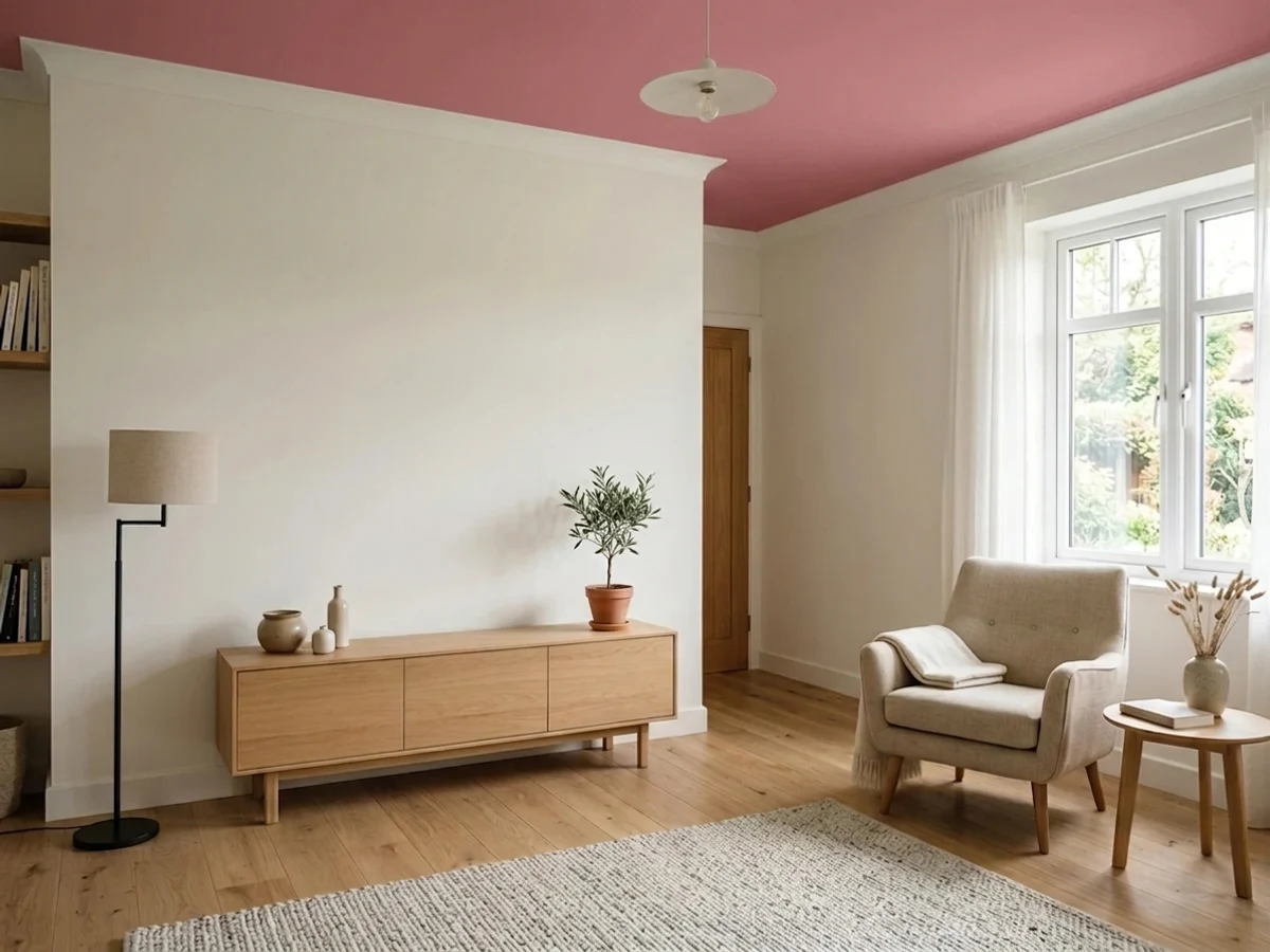 Glidden Arbor Rose in a ceiling