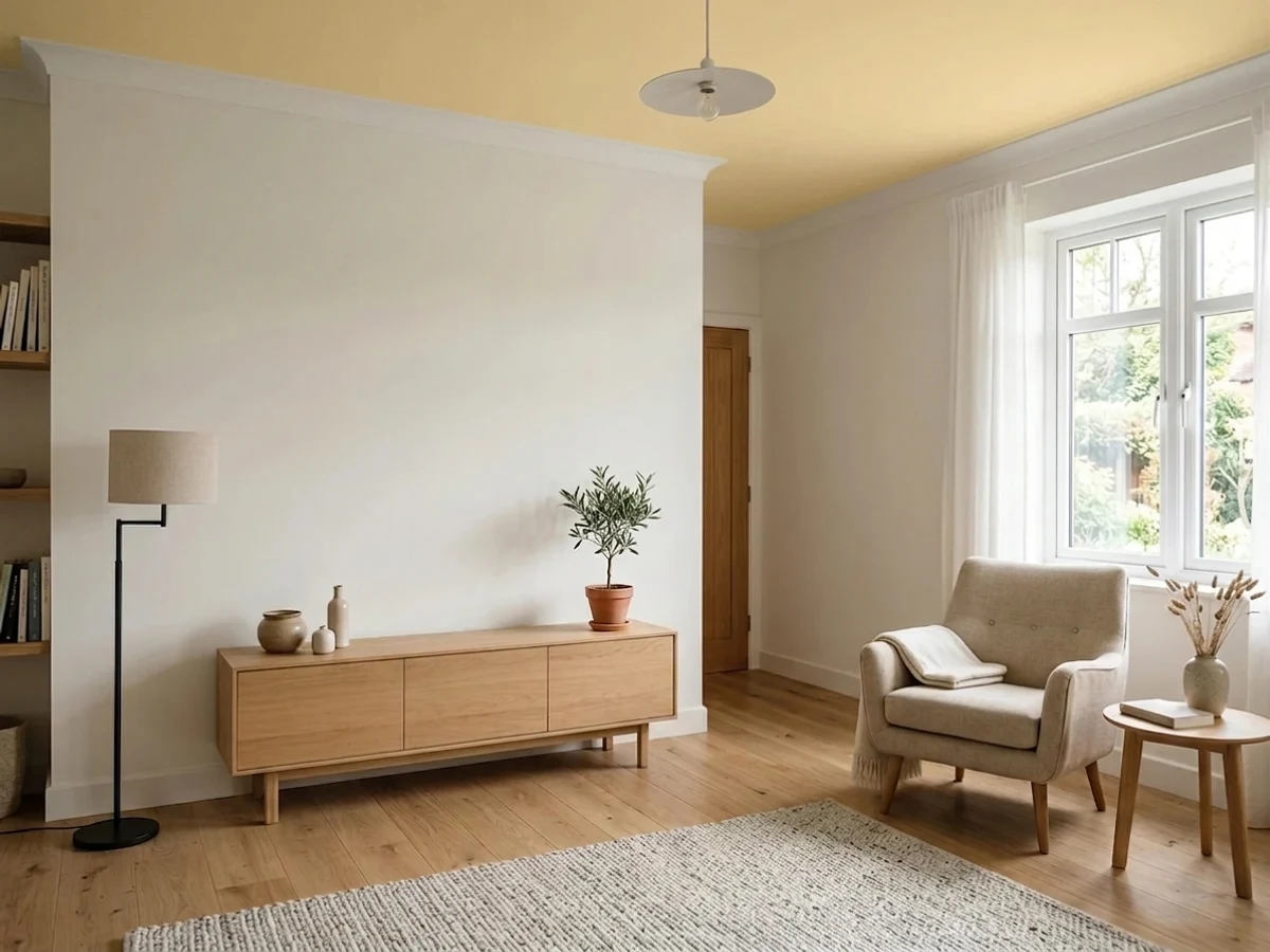 warm buttery yellow ceilings — trending yellow ceiling colors 2026