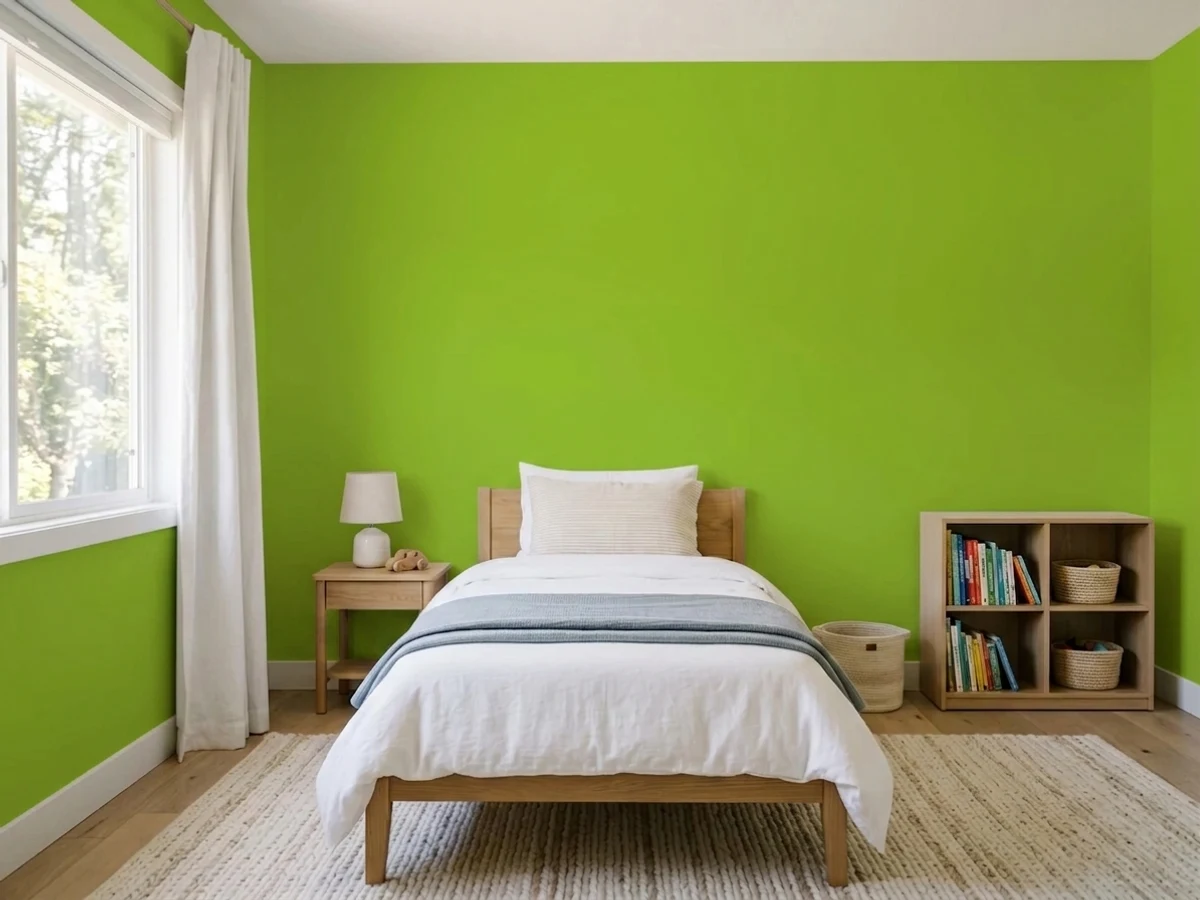 Room painted in Fresh Apple