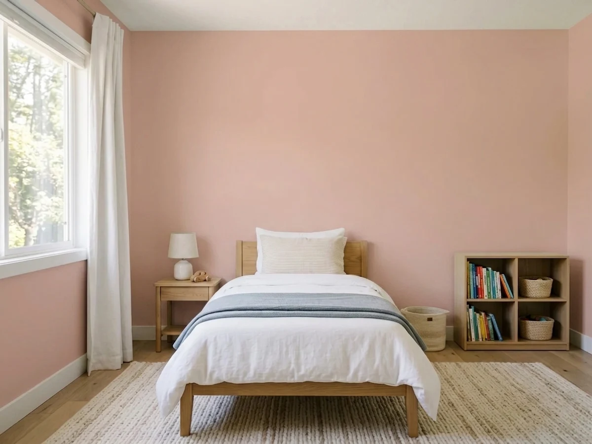 Room painted in First Crush