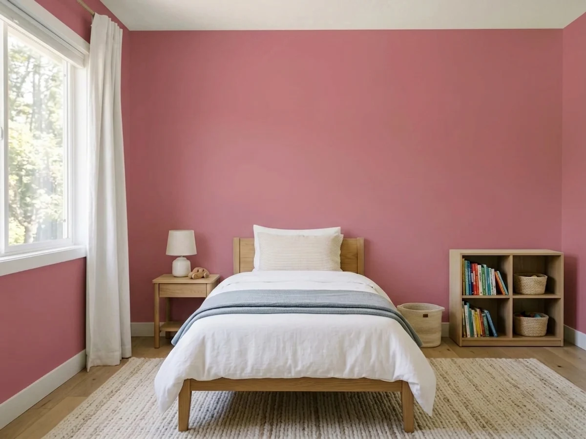 Glidden Arbor Rose in a childrens room