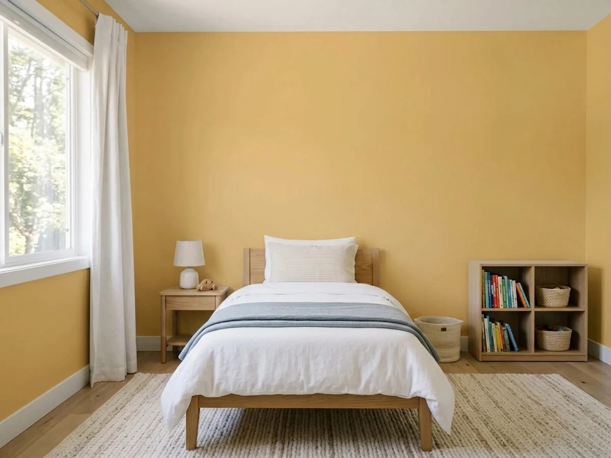 Room painted in Tuscan Sun