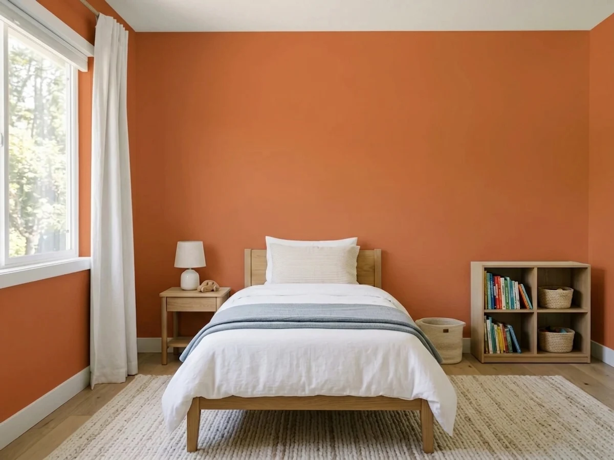 Sherwin-Williams Invigorate in a childrens room