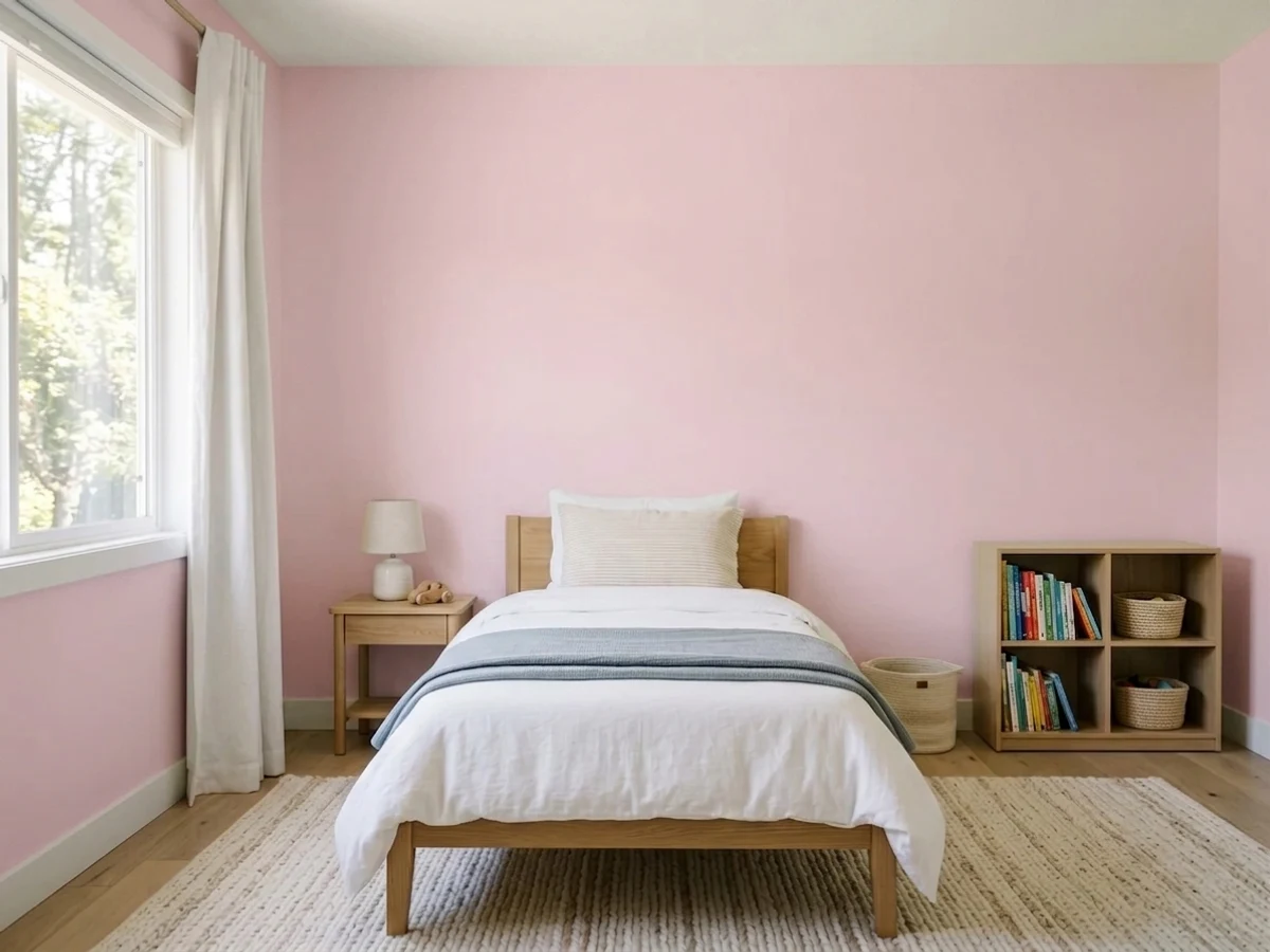 saturated berry pink — trending pink children's room colors 2026