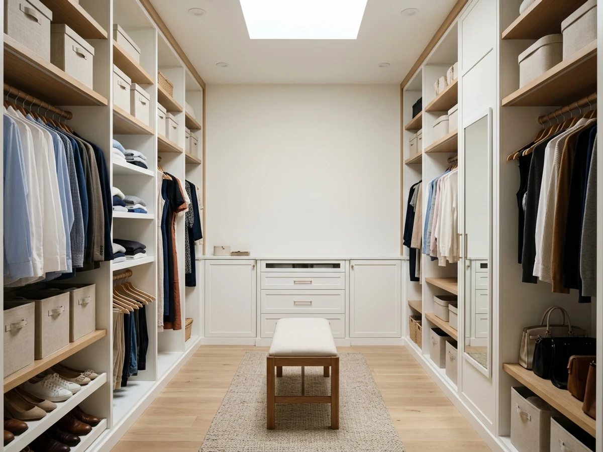 closet before painting