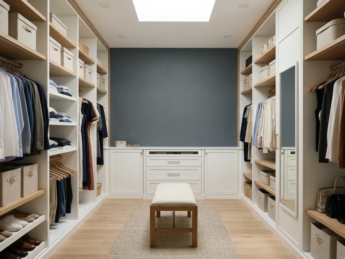 PPG / Glidden Mysterious in a closet