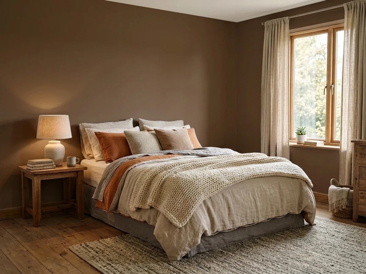 Behr Coffee Bar in a cozy bedroom
