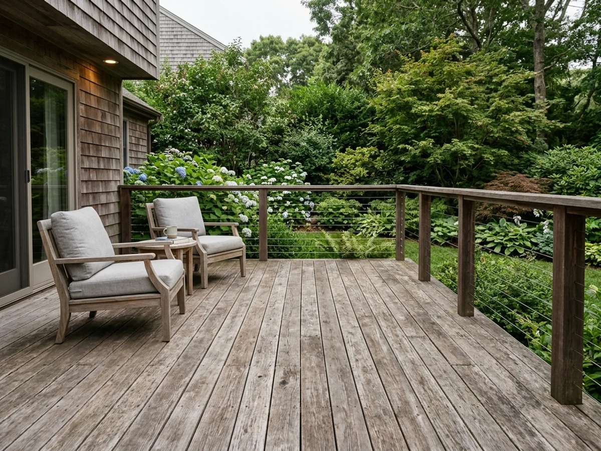 deck before painting
