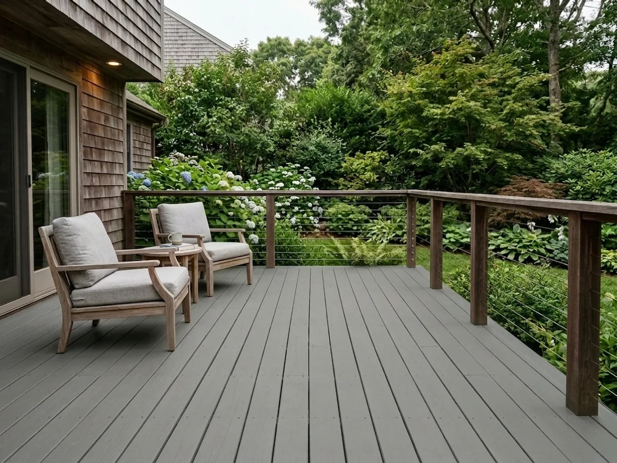 deep charcoal slate boards — trending gray deck colors 2026