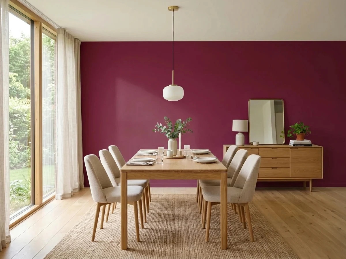 Behr Luscious in a dining room