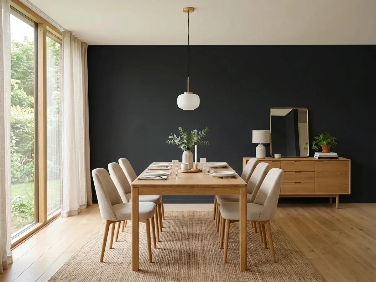 color-drenched black dining rooms — trending black dining room colors 2026