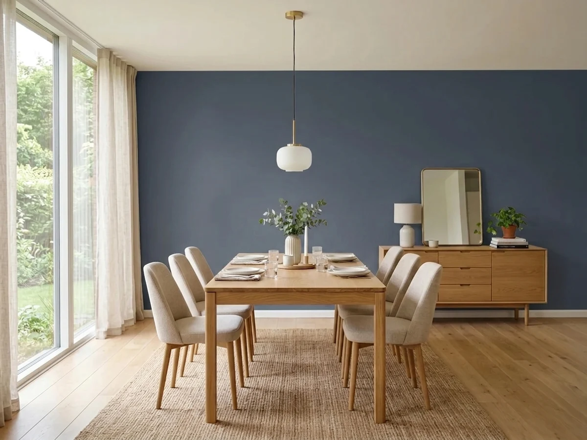 Room painted in Hale Navy