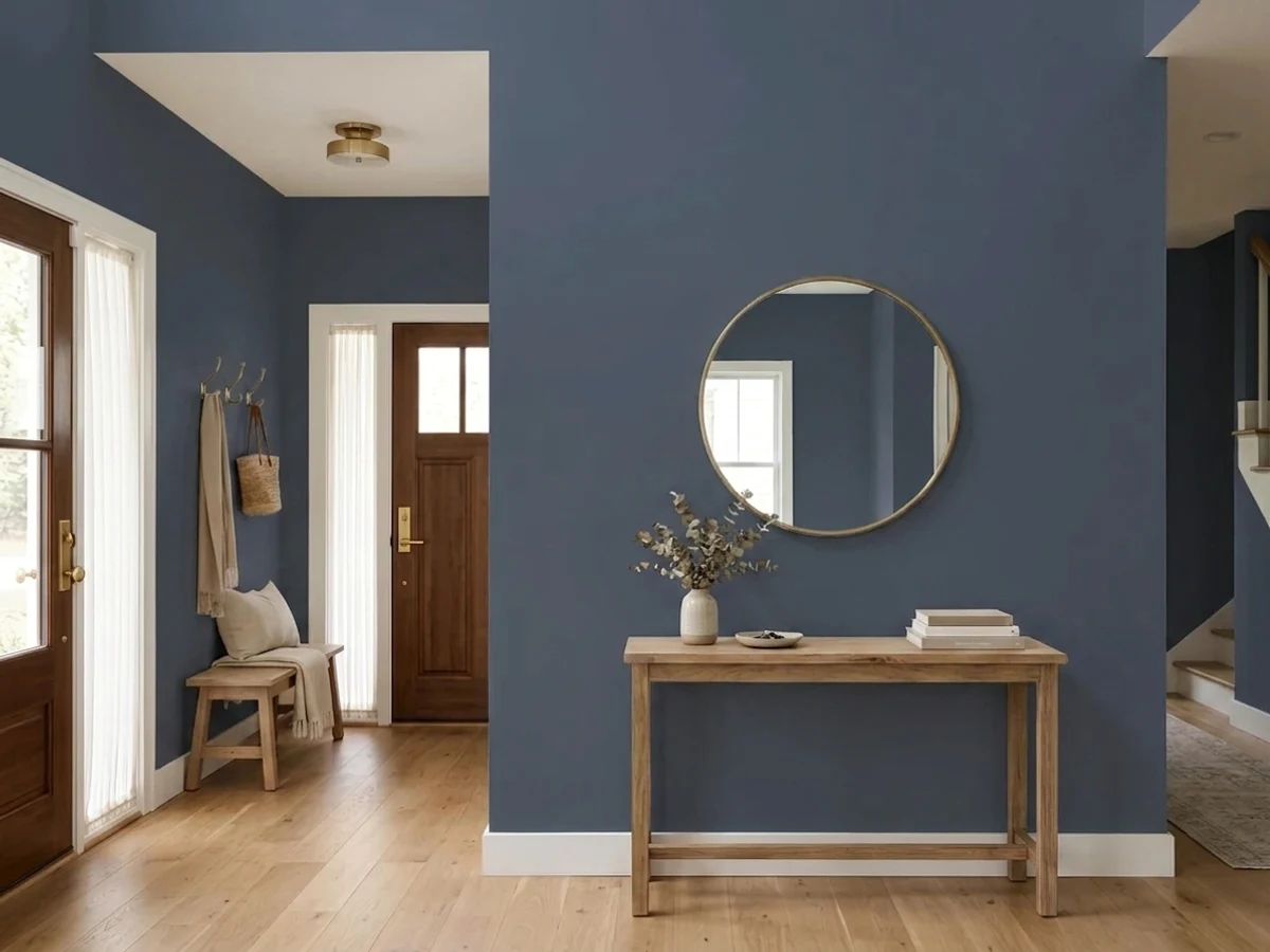Room painted in Hale Navy