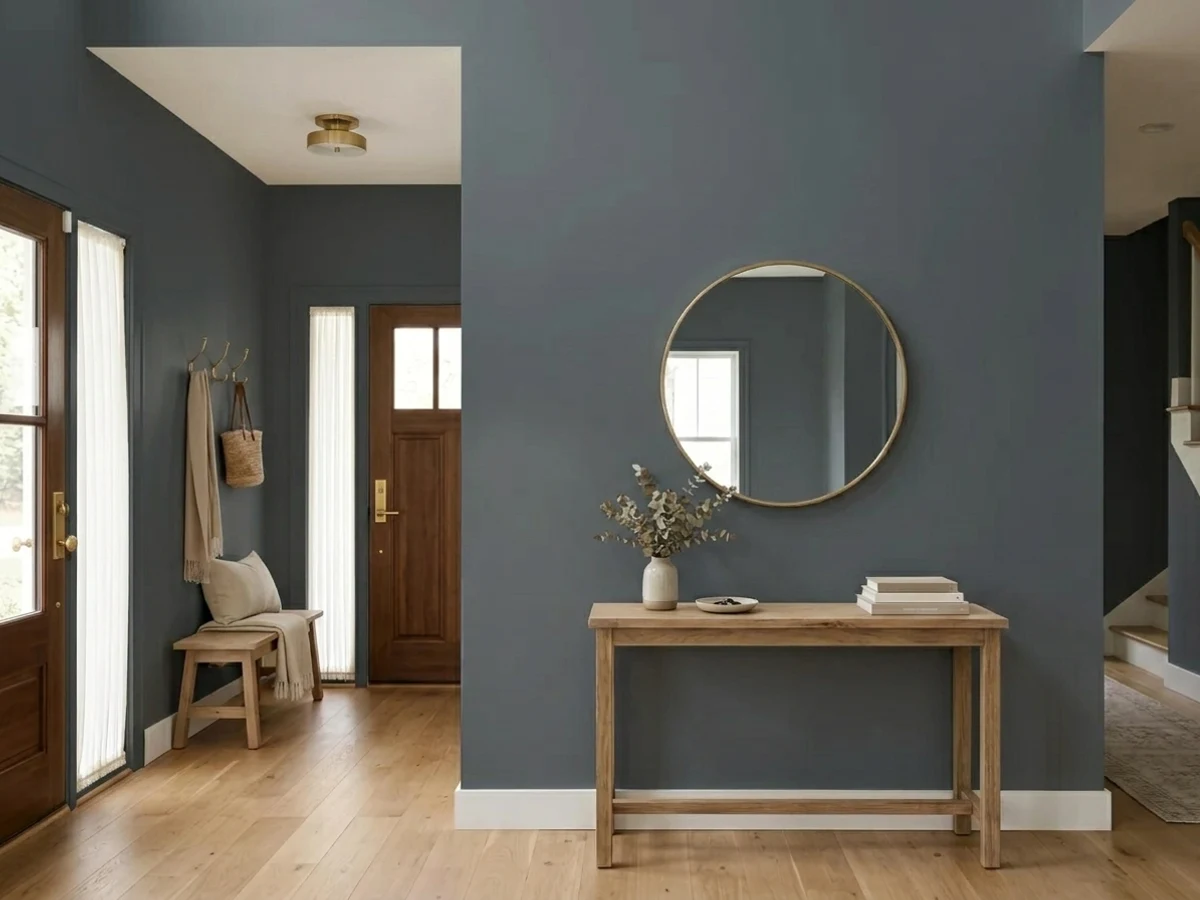 PPG / Glidden Mysterious in a entryway