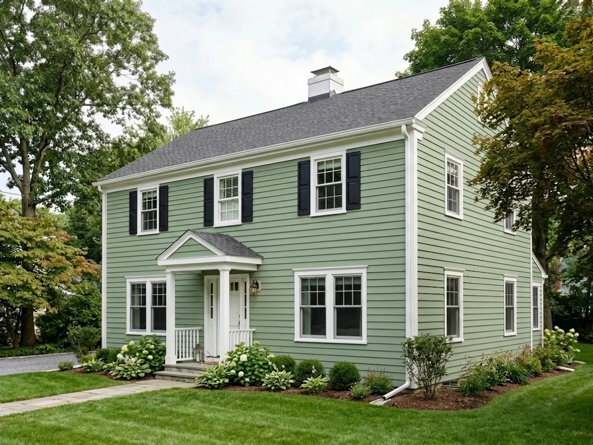 Behr Bitter Sage in a exterior