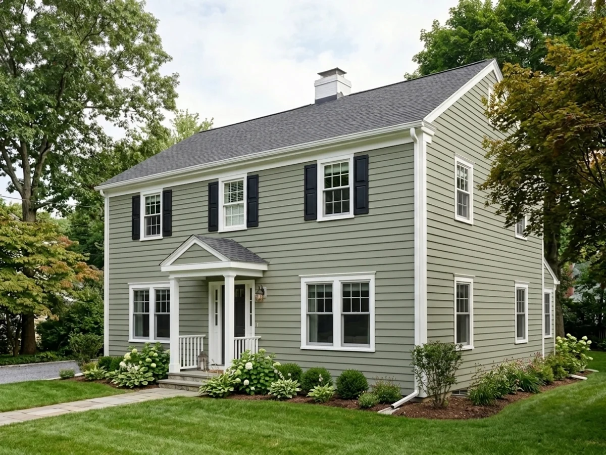 Behr Jungle Camouflage in a exterior