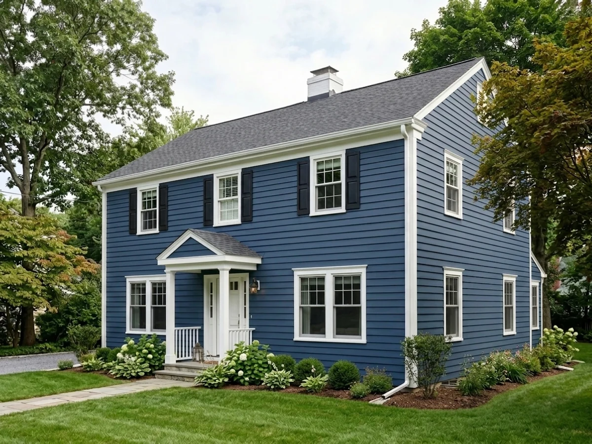 Behr Very Navy in a exterior