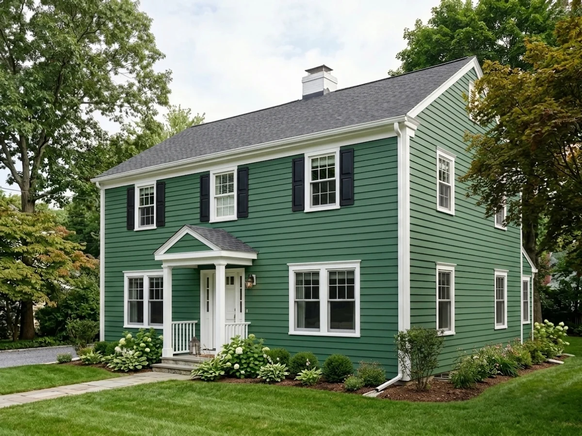 Benjamin Moore Cat's Eye in a exterior