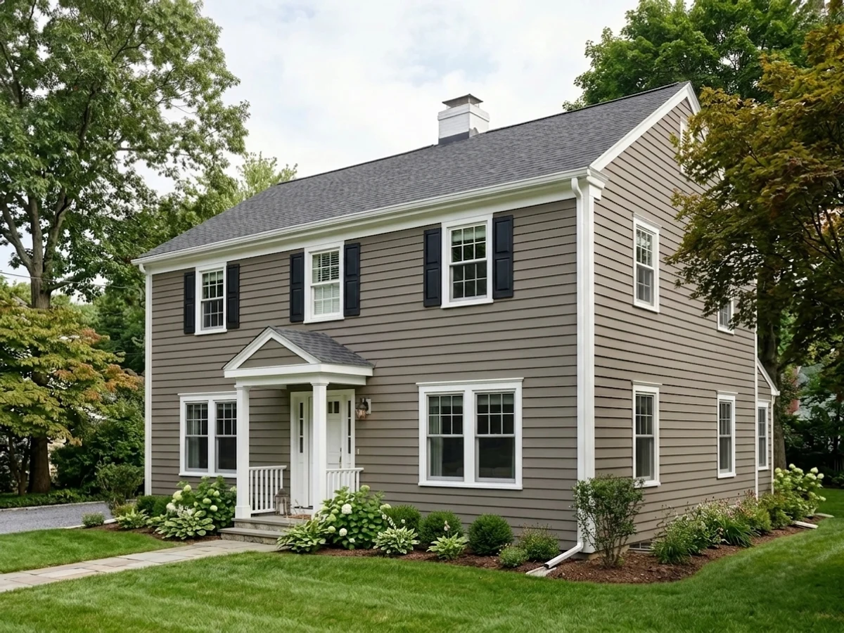 Benjamin Moore Chelsea Gray in a exterior