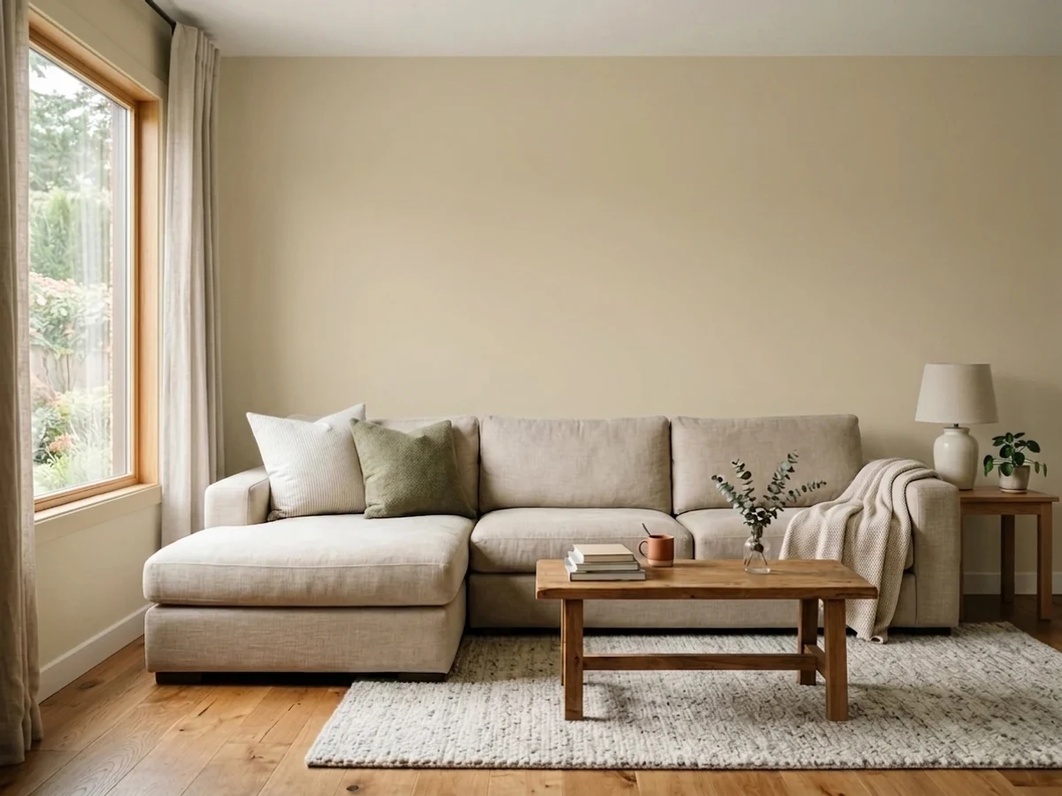 Room painted in Manchester Tan