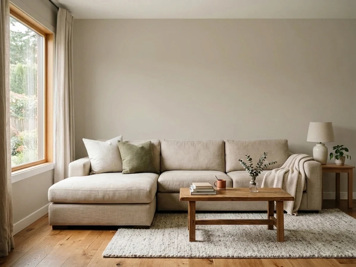 Clare Greige in a family room