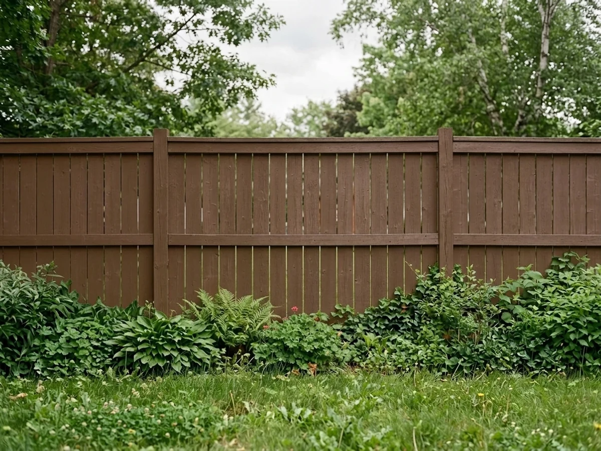 Behr Coffee Bar in a fence
