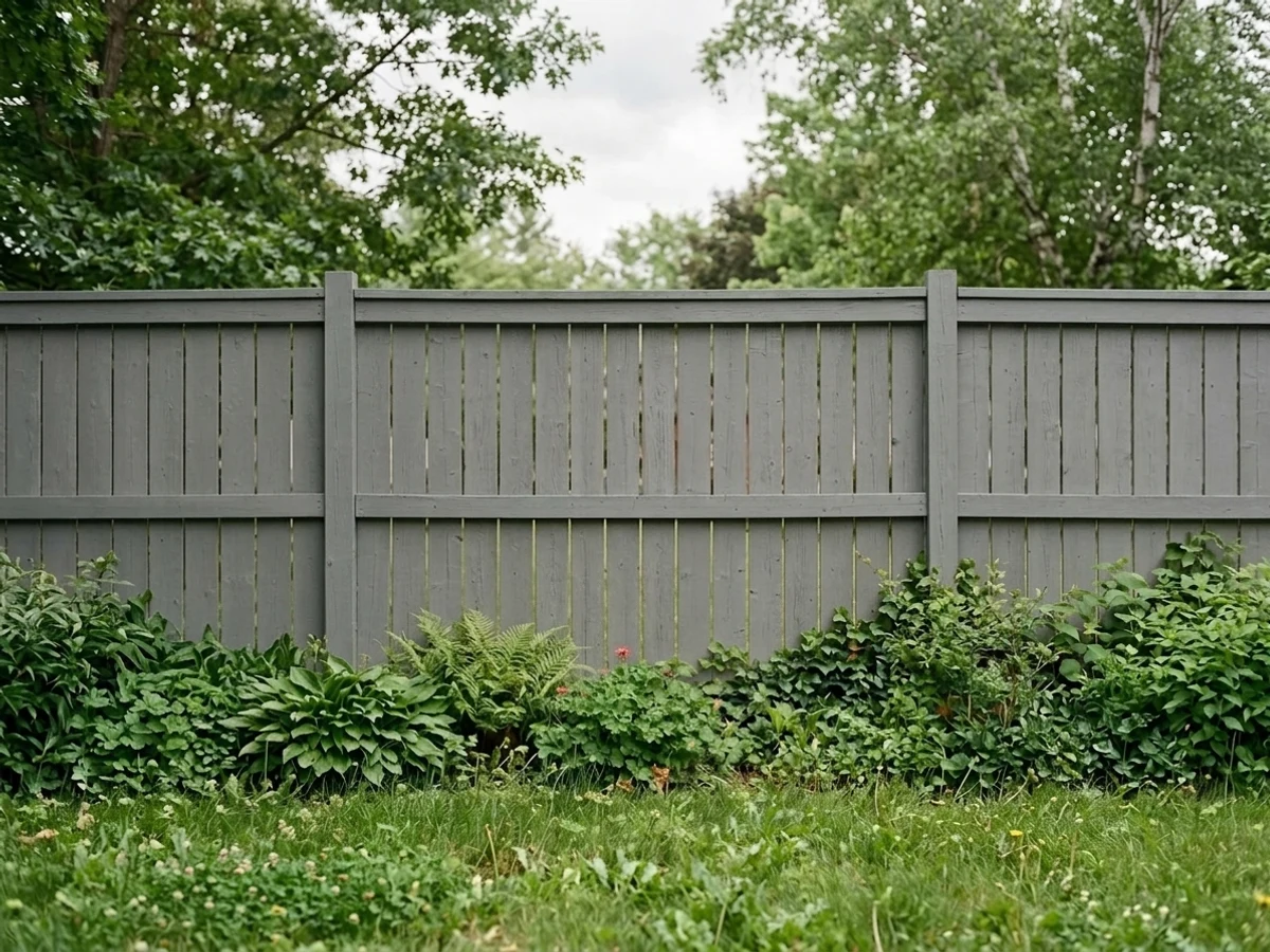 deep charcoal slate — trending gray fence colors 2026