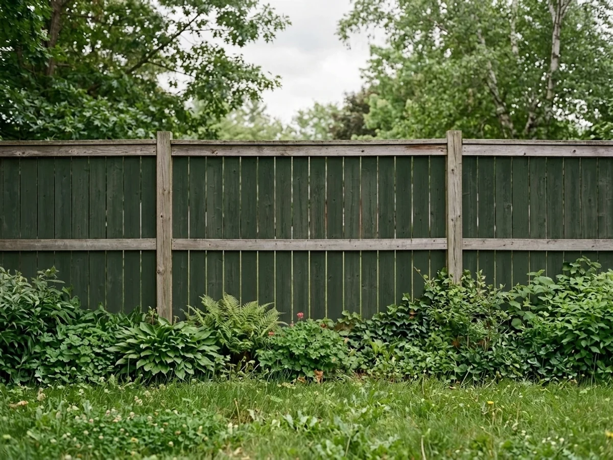 deep forest green — trending green fence colors 2026